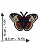 Aufnäher XL - Schmetterling - Rückenaufnäher