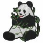 Aufnäher XL - Panda - Rückenaufnäher