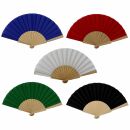 Fan - frond - foldable fan - hand fan - different colors