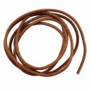 Leather bracelet - leather cord - leather strap - round - 3 mm