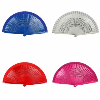 Fan - frond - foldable fan - hand fan - single color - large