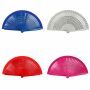 Fan - frond - foldable fan - hand fan - single color - large