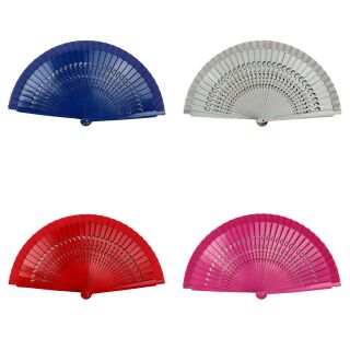 Großer Faltbarer Bambus-Fächer – 63 Cm Geöffnet, Nylonstoff, Magic Mushroom Design