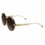 Round sunglasses - Feather - oversize - Boho