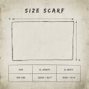 Oversized Schal - Pareo - Sarong - Wandtuch - 205x95 cm - Modell 03