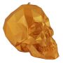 Candle - XXL - wax light - skull - skull candle - gold