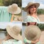 Straw hat - sun hat - headgear - hat