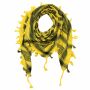 Kufiya - Keffiyeh - Calaveras pequeños amarillo - negro - Pañuelo de Arafat