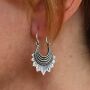 Earrings - hanging earrings - 925 silver - pattern 01