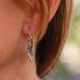 Earrings - hanging earrings - 925 silver - pattern 01