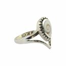 Anillo - anillo de dedo - plata 925 - gota vórtice