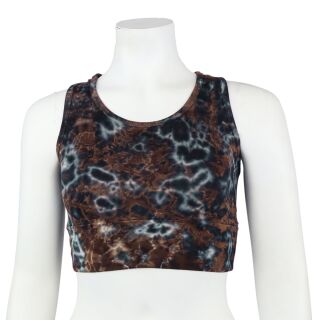 Crop Top - Racerback - Batik - Lava