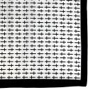 Bandana Tuch Gothic Kreuz Petruskreuz Muster weiß schwarz quadratisches Kopftuch