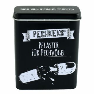 Pflaster-Box - Pflaster für Pechvögel - schwarzer Humor - Pech - Trostpflaster