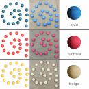 20x Lichterkettenkugel Cocoon Kugel für Lichterketten - Set einfarbig