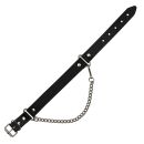 Catena di stivali in pelle - pelle liscia - nero