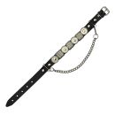 Catena di stivali in pelle - Conchas 03 - nero