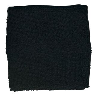 Schweißband einfarbig - schwarz 1
