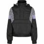 Ladies 90s pull-over jacket black-zebra sweater jacket