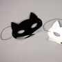 Maske - Katze mit Schnurrhaaren - Katzenmaske