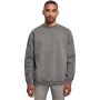 Heavy oversized Crew Pullover grau Terry Garment Dye