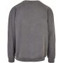 Heavy oversized Crew Pullover grau Terry Garment Dye