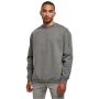 Heavy oversized Crew Pullover grau Terry Garment Dye