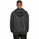 Oversized Hoody black Acid Washed hoodie