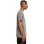 T-shirt gray acid washed round-necked tea