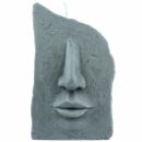 Candle wax light stone face nose mouth figure kerze vegan...