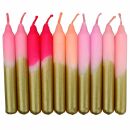 Candle - wax light - stick candle - 10 candles - 10 cm -...