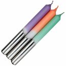 Kerze - Wachs Licht - Stabkerze - 3 Kerzen - 21 cm - vegan - pastellfarben
