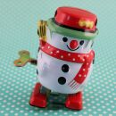 Juguete de hojalata - muñeco de nieve - figura de hojalata
