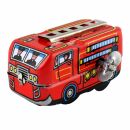 Blechspielzeug - Feuerwehrauto Leiterfahrzeug rot Feuerwehr