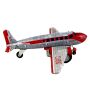 Tin toy - propeller plane Douglas DC-3 tin airplane