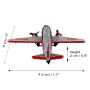 Tin toy - propeller plane Douglas DC-3 tin airplane