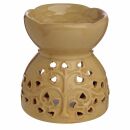 Aroma lamp oil burner fragrance oil bowl tree of life ceramic