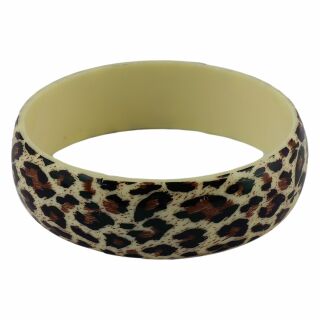 Bangle - Bracelet - Leopard pattern 1 - 2 cm