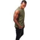 Open Edge Sleeveless Tee olive