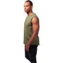 Open Edge Sleeveless Tee olive