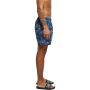 Badeshort Nautisches Muster blau Schwimmshorts