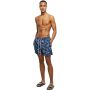 Badeshort Nautisches Muster blau Schwimmshorts