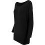 Ladies Longsleeve Shirt schwarz Viscose