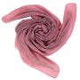 Cotton Scarf - Indian pattern 1 - pink - squared kerchief