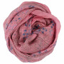 Panuelo de algodón - Estampado de India 1 - rosa - Panuelo cuadrado para el cuello