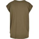 Ladies Organic Extended Shoulder T-Shirt grün-olivgrün Tee