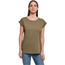 Ladies Organic Extended Shoulder T-Shirt grün-olivgrün Tee