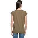 Ladies Organic Extended Shoulder T-Shirt grün-olivgrün Tee