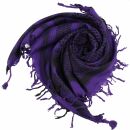 Kufiya - Keffiyeh - violeta-violeta oscuro - negro - Pañuelo de Arafat