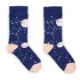 Socks Stockings stars moon planets sky